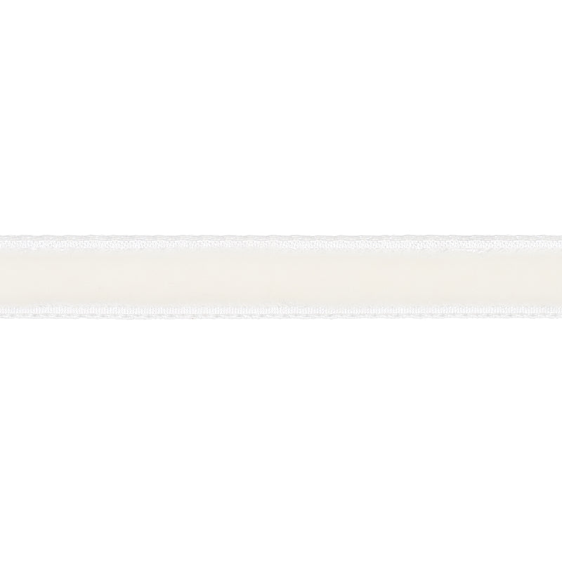 Schumacher Velvet Tape Narrow Ivory Trim Sample 80920