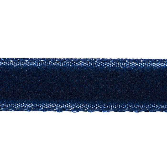 Schumacher Velvet Tape Narrow Saphire Trim 80924