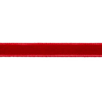 Schumacher Velvet Tape Narrow Crimson Trim 80927