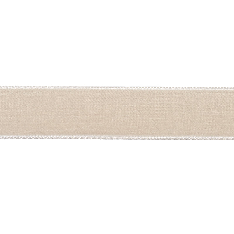 Schumacher Velvet Tape Medium Dove Trim Sample 80941