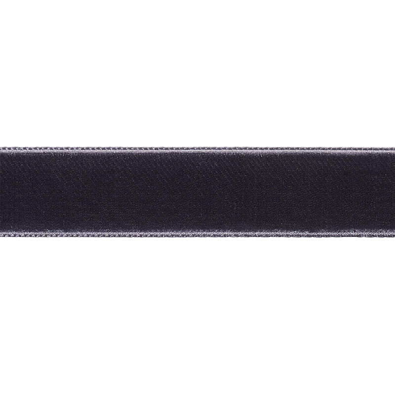Schumacher Velvet Tape Medium Graphite Trim Sample 80950