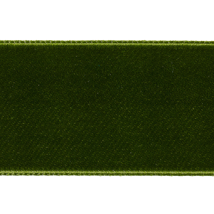 Schumacher Velvet Tape Wide Moss Trim 80965