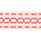 Schumacher Eyelash Fringe Red Trim 81202
