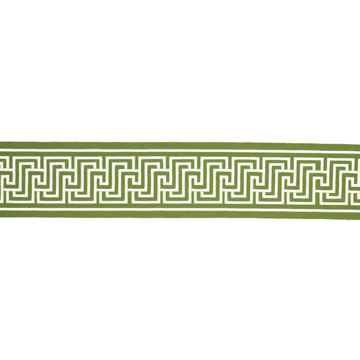 Schumacher Labyrinth Tape Green Trim 81260