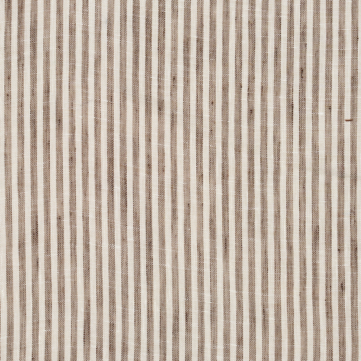 Schumacher Tori Stripe Sheer Brown Fabric Sample 81321
