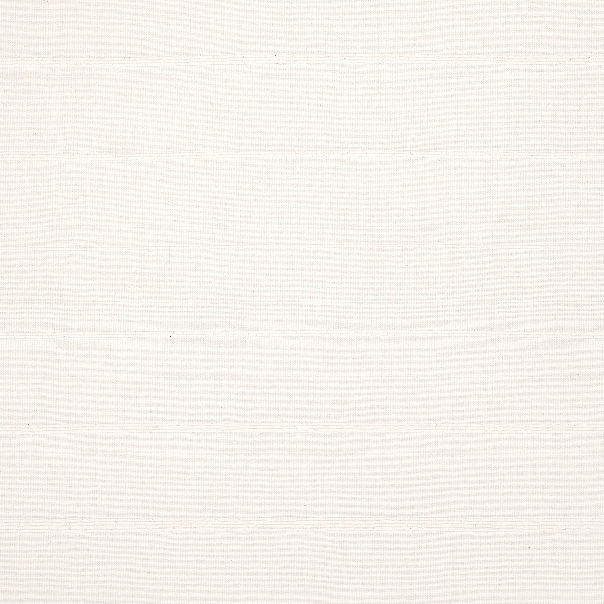 Schumacher Cambaya Handwoven Stripe White Fabric Sample 81392