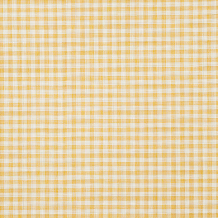 Schumacher Martina Plaid Indoor/Outdoor Yellow Fabric Sample 81413