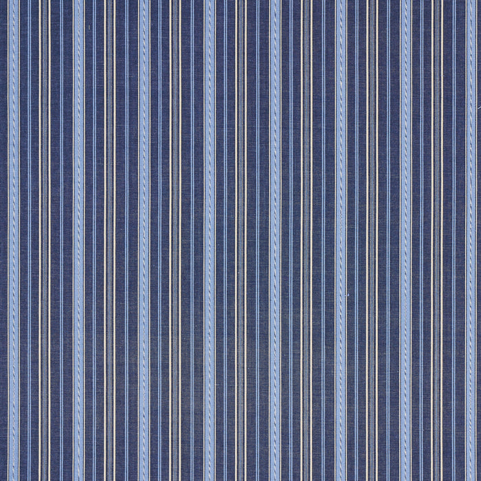 Schumacher Lightfoot Stripe Delft Fabric 81440