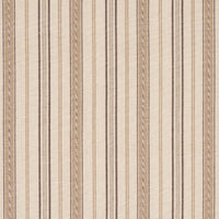 Schumacher Lightfoot Stripe Coffee Fabric 81441