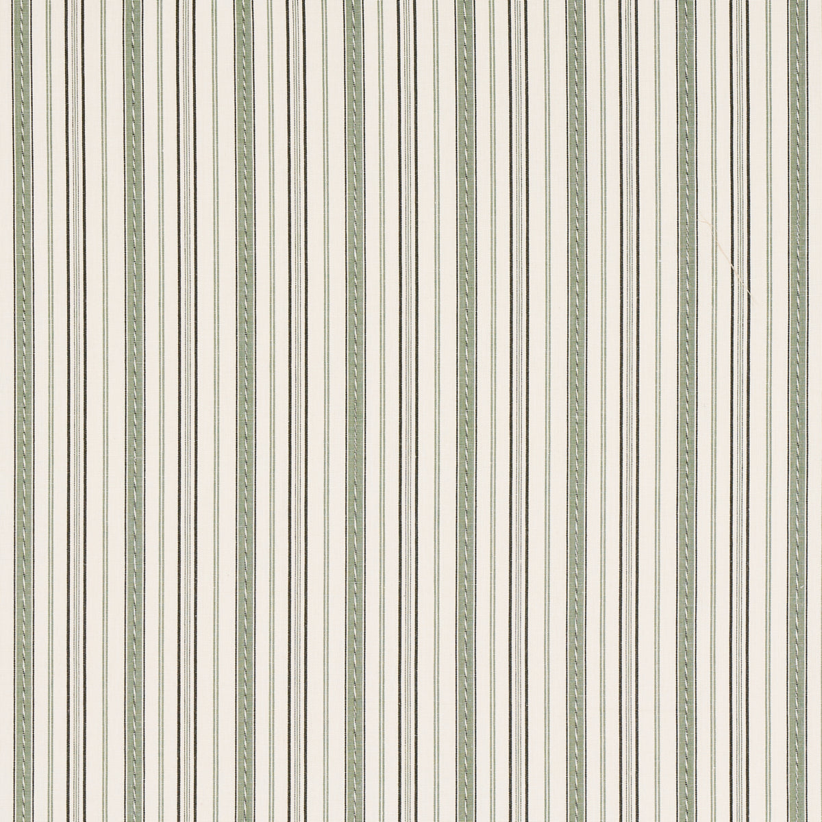 Schumacher Lightfoot Stripe Moss Fabric 81442