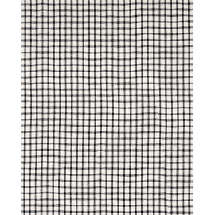 Schumacher Crawford Linen Check Basalt Fabric 81452