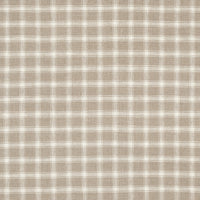 Schumacher Crawford Linen Check Flax Fabric 81453