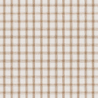 Schumacher Crawford Linen Check Neutral Fabric 81454