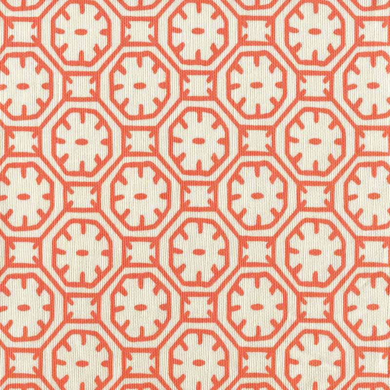 China Seas Ceylon Batik Orange Fabric Sample 8150-07
