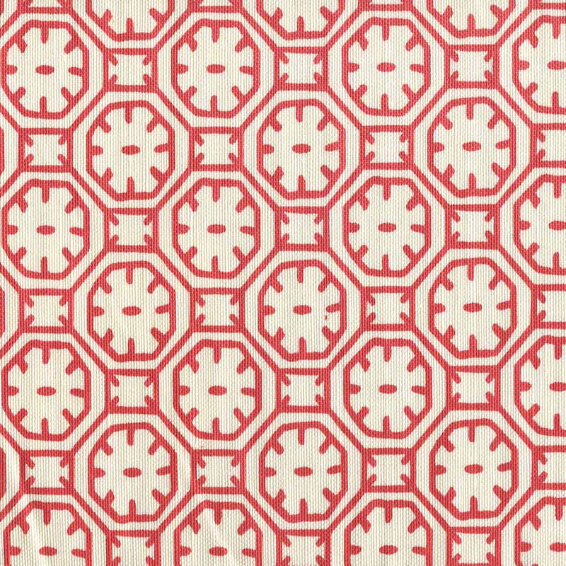 China Seas Ceylon Batik Red Fabric Sample 8150-09