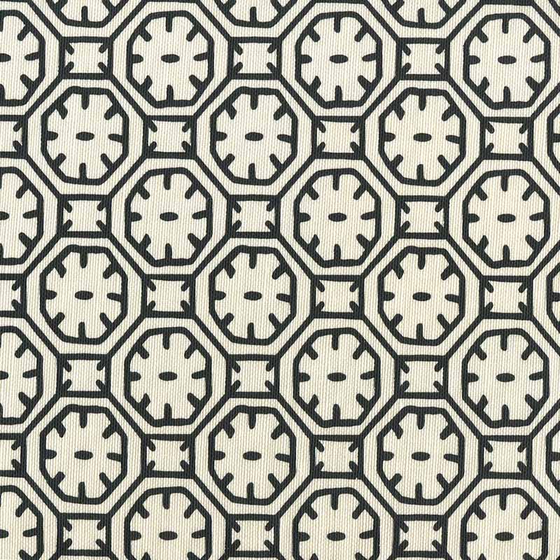 China Seas Ceylon Batik Black Fabric Sample 8150-11