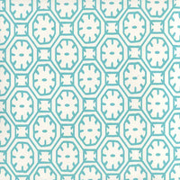 China Seas Ceylon Batik Turquoise Wallpaper 8150WP-01