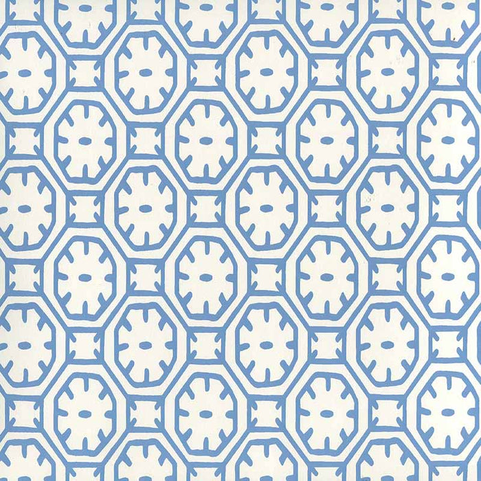 China Seas Ceylon Batik Medium Blue Wallpaper Sample 8150WP-04