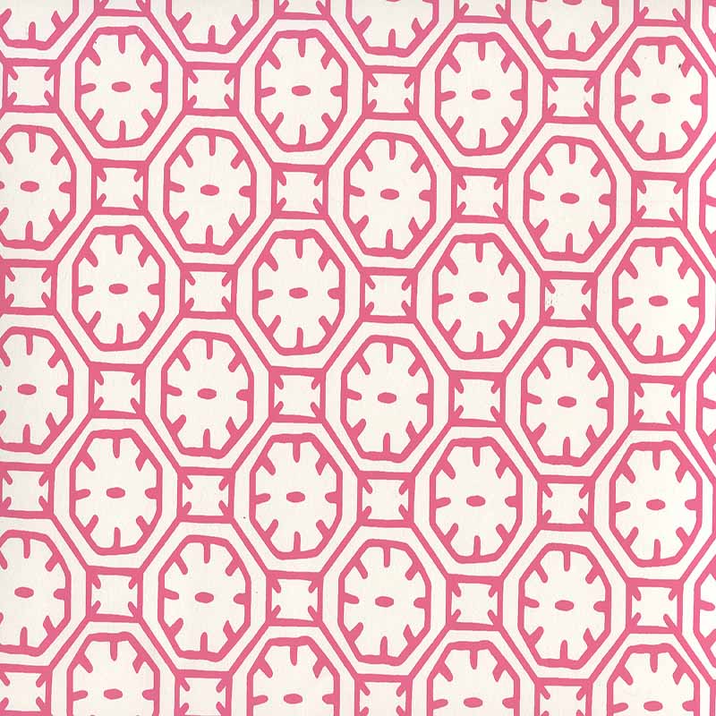 China Seas Ceylon Batik Magenta Wallpaper Sample 8150WP-06