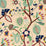 Schumacher Mandevilla Embroidery Document Fabric Sample 81510