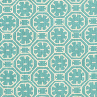 China Seas Ceylon Batik Reverse Turquoise Fabric 8155-01