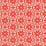 China Seas Ceylon Batik Reverse Orange Fabric Sample 8155-07