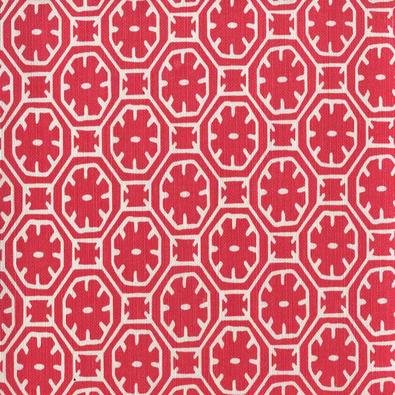 China Seas Ceylon Batik Reverse Red Fabric 8155-09