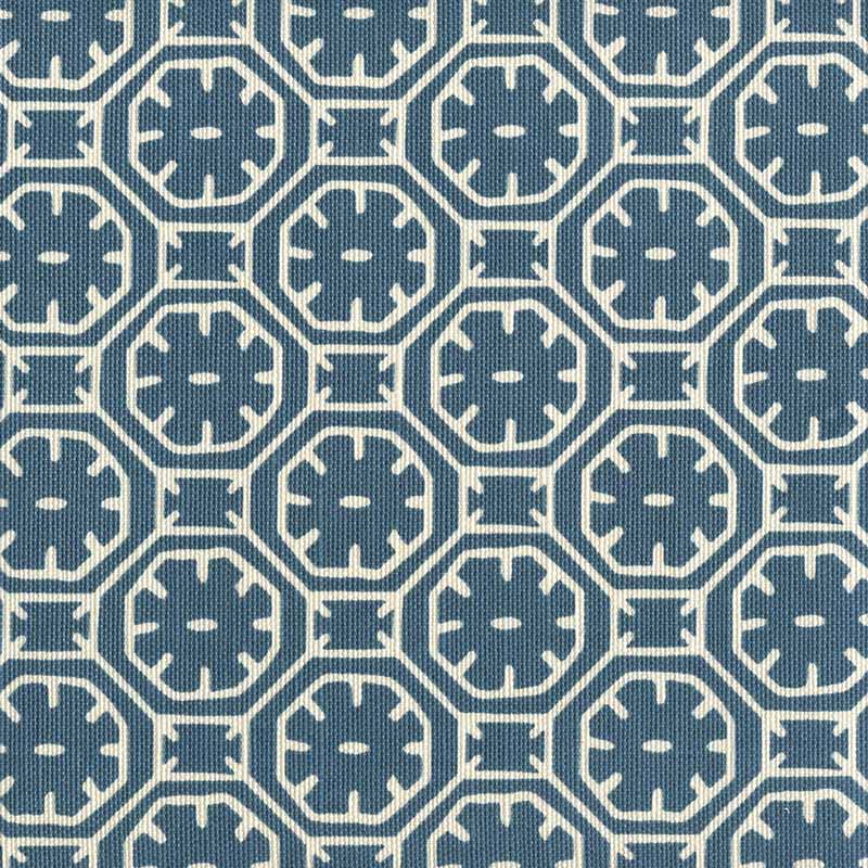 China Seas Ceylon Batik Reverse Navy Fabric Sample 8155-10