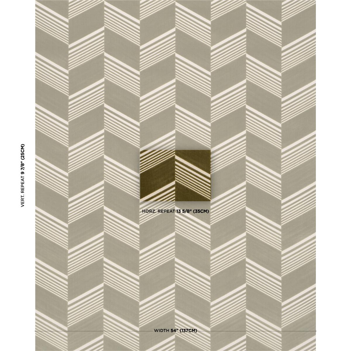 Schumacher Jessie Cut Velvet Olive Fabric Sample 81574