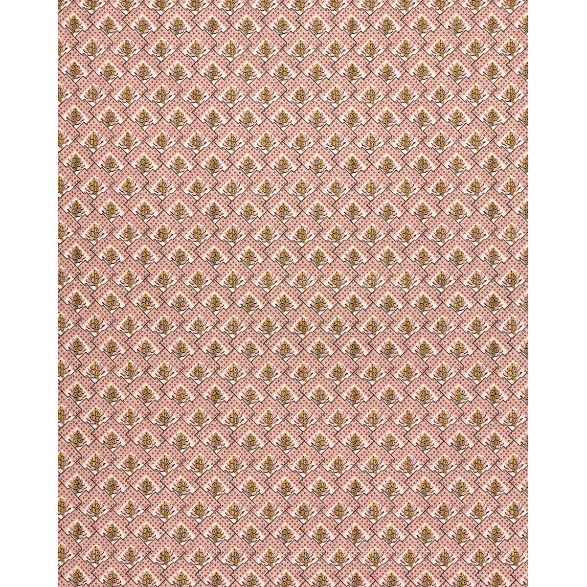 Schumacher Blair Silk Epingle Wythe Rose Fabric Sample 81600