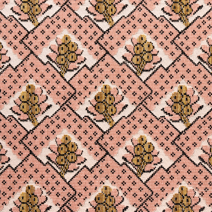 Schumacher Blair Silk Epingle Wythe Rose Fabric 81600