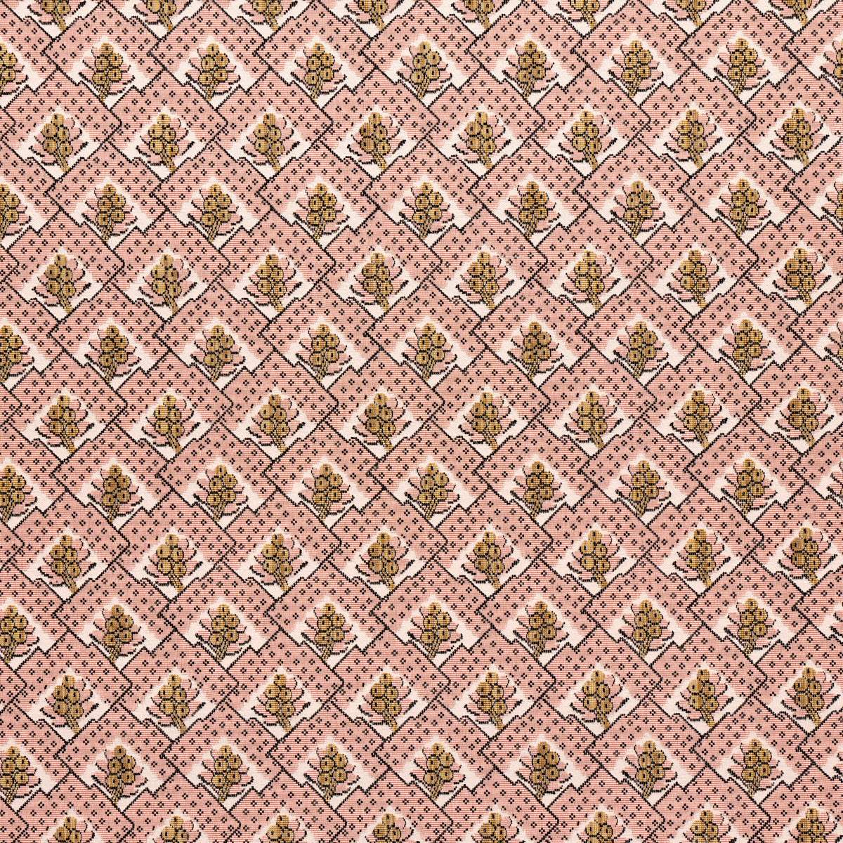 Schumacher Blair Silk Epingle Wythe Rose 81600 Fabric | 40% Off (Samples)
