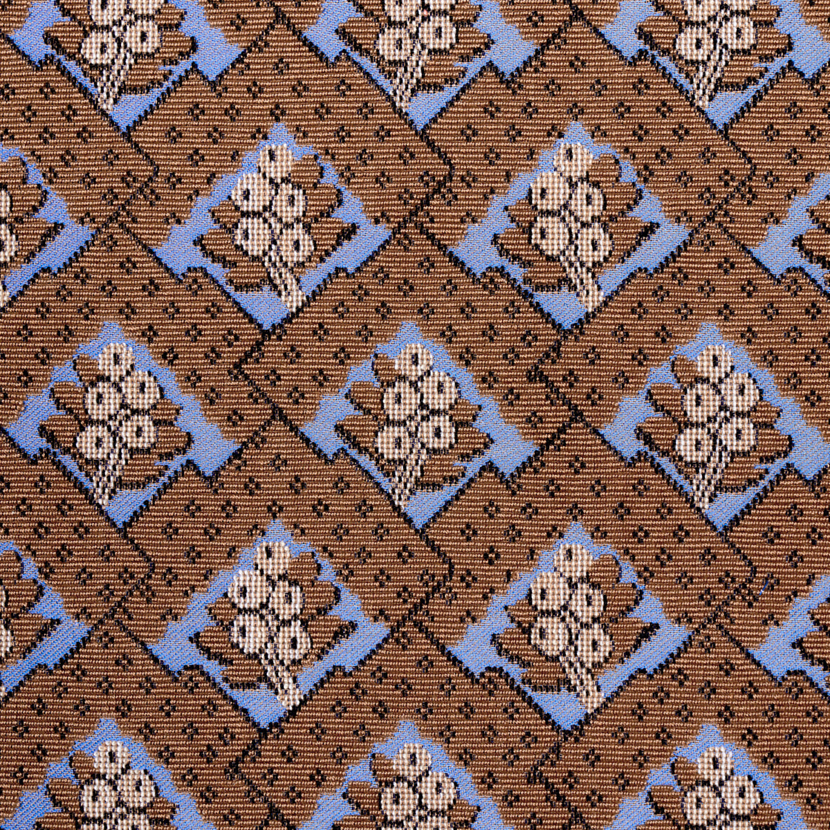 Schumacher Blair Silk Epingle Charlton Brown 81601 Fabric | 40% Off ...