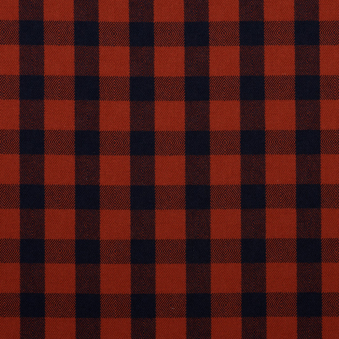 Schumacher Galt Wool Check Americana Fabric Sample 81610