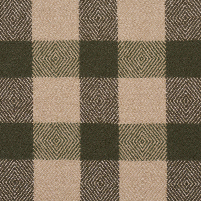Schumacher Galt Wool Check Hunter Fabric Sample 81614
