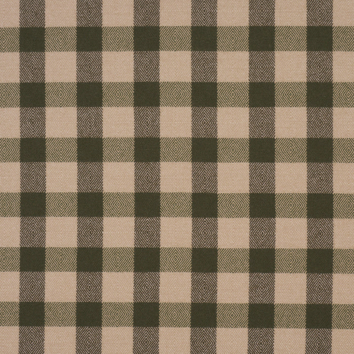 Schumacher Galt Wool Check Hunter Fabric Sample 81614