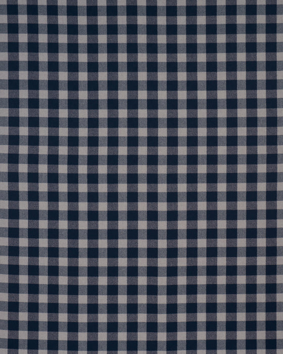 Schumacher Galt Wool Check Indigo Fabric Sample 81615