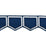 Schumacher Honeycomb Trim Blue Trim 81751