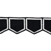 Schumacher Honeycomb Trim Black Trim 81752