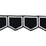 Schumacher Honeycomb Trim Black Trim 81752