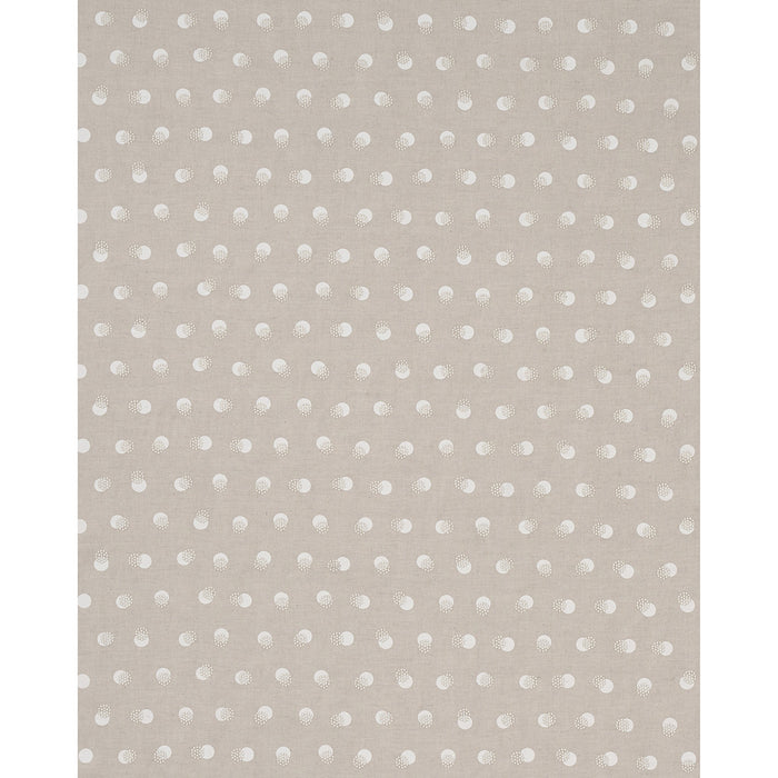 Schumacher Taylor Embroidery Ivory On Natural Fabric 81840