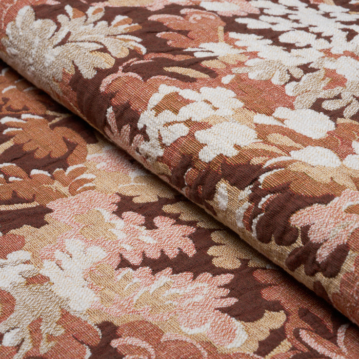 Schumacher Verdure Tapestry Terracotta Fabric Sample 81852