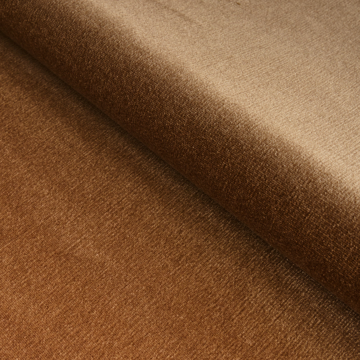 Schumacher Sumptuous Silk Wool Velvet Camel Fabric 81891