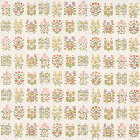 Schumacher Annika Floral Tapestry Multi On Ivory Fabric 81970