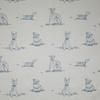 Pindler Dog Park Delft Fabric DOG003-BL01
