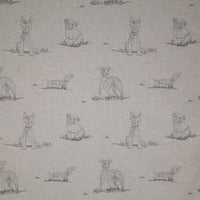 Pindler Dog Park Linen Fabric DOG003-BG01
