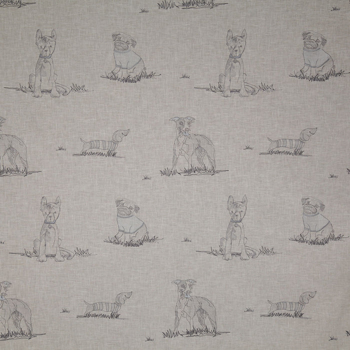Pindler Dog Park Linen Fabric DOG003-BG01