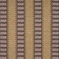 Schumacher Noor Kilim Stripe Aubergine Fabric 81981