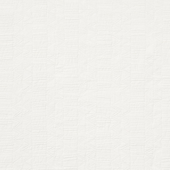 Schumacher Bizantino Quilted Weave Ivory Fabric 82021