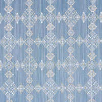 Schumacher Kalindi Embroidery Denim Fabric 82080